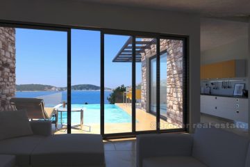 Modern villa with swimming pool and sea view for sale