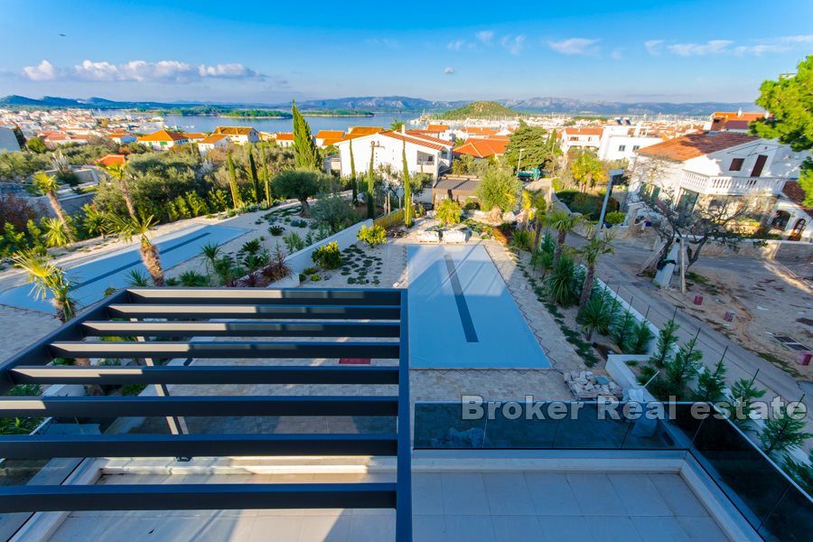 Modern villa with beautiful sea views