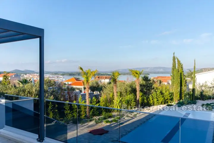 Modern villa with beautiful sea views