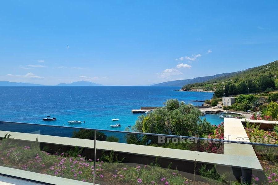 Newly built seafront villa with business space