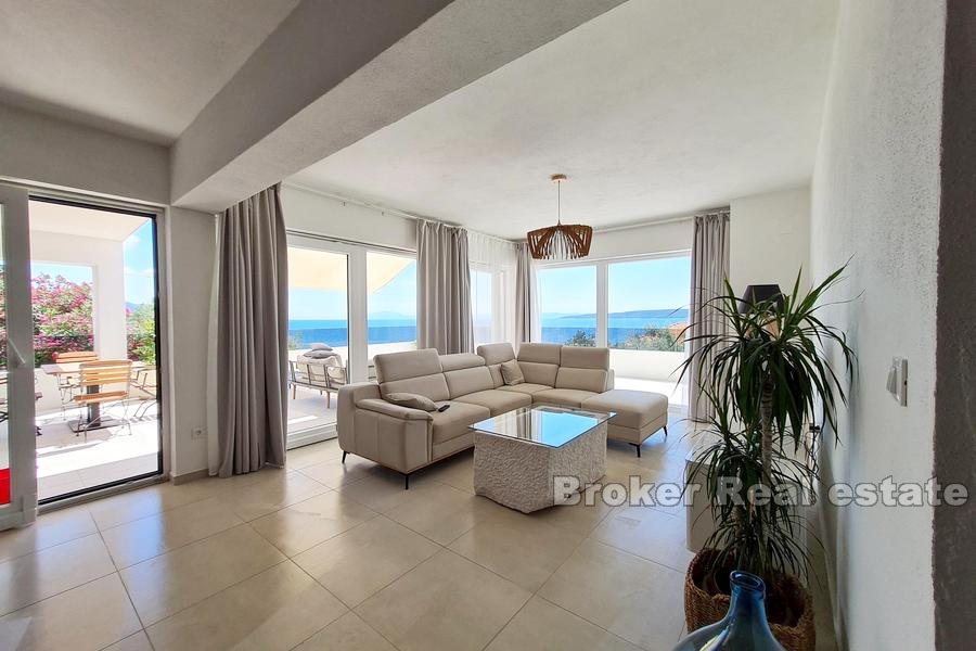 Newly built seafront villa with business space