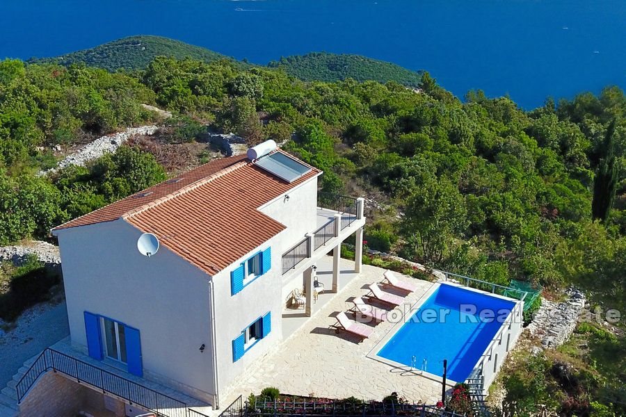 Maison avec piscine et vue mer