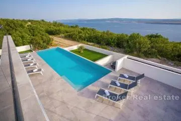 Villa de luxe avec vue mer