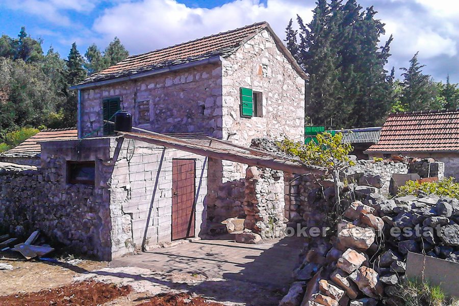 Detached old stone house