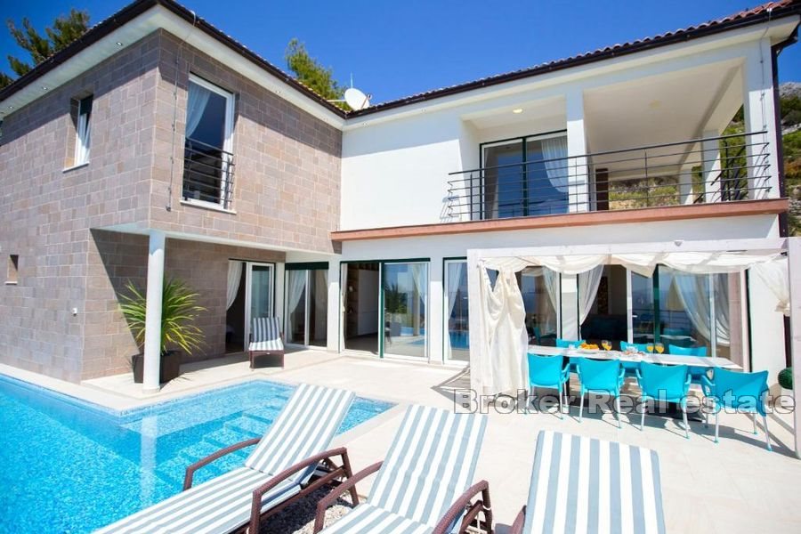 Modern villa with stunning view