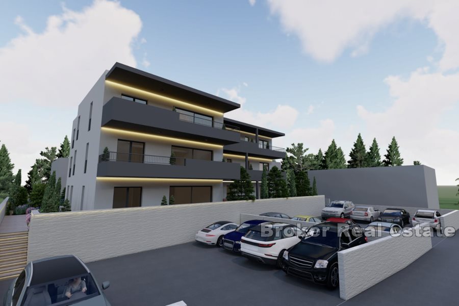 Nuovo edificio attraente, più appartamenti, Trogir