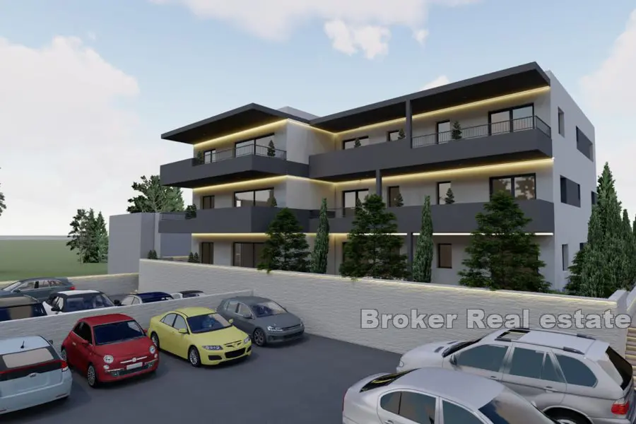 Nuovo edificio attraente, più appartamenti, Trogir