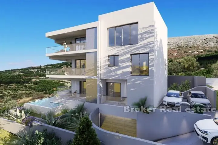 Villa in the final stage of construction with sea view
