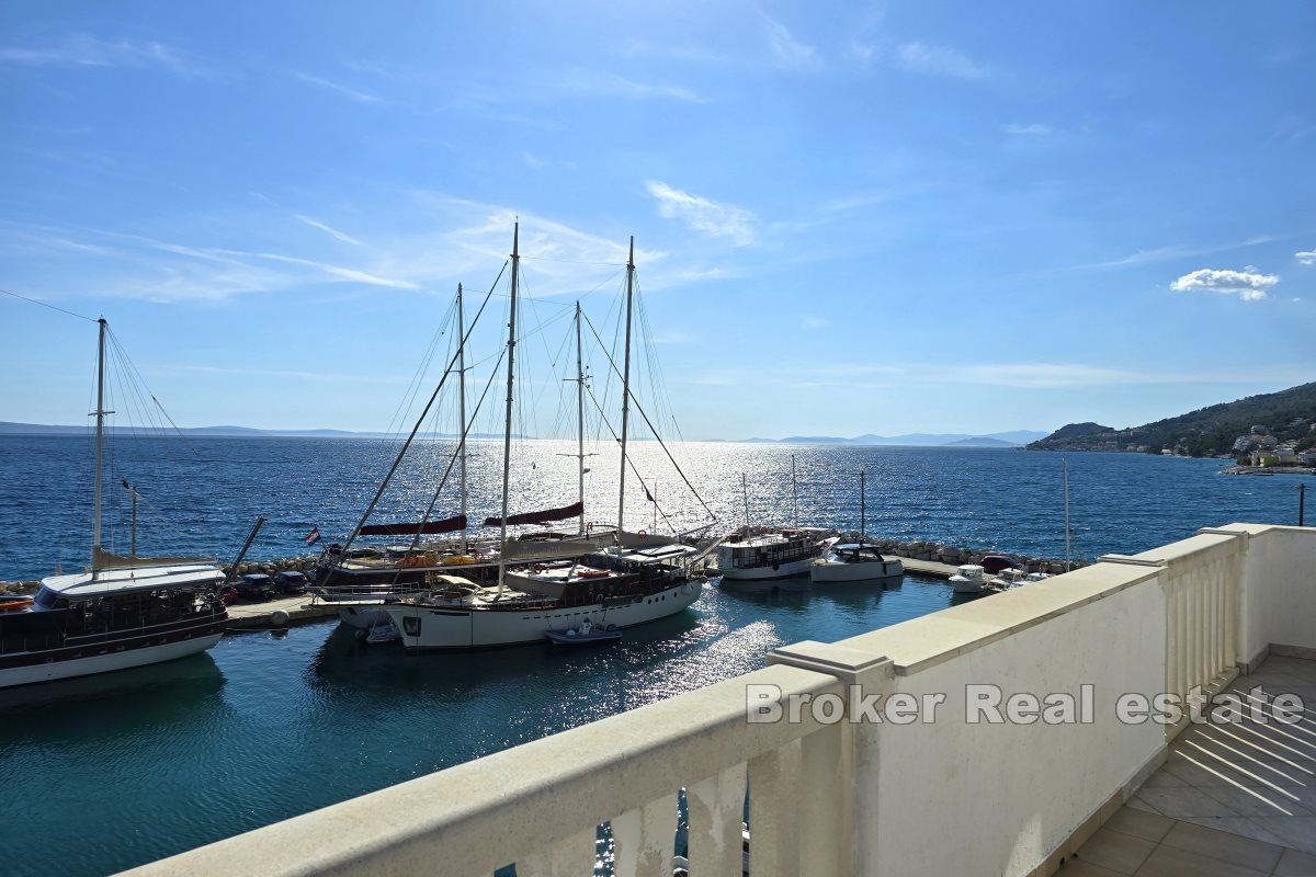 Immeuble en première ligne de la mer