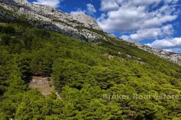 Terrain avec vue mer et permis de construire