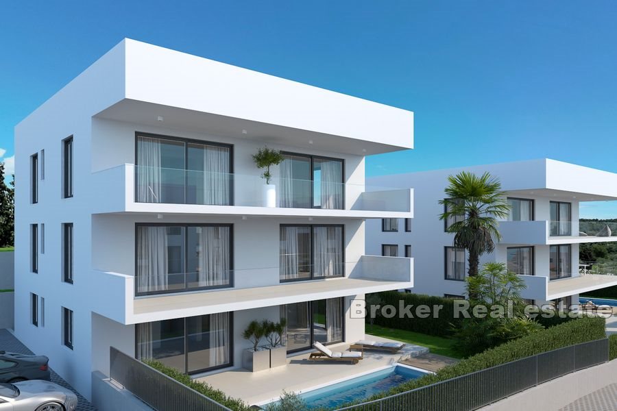 Appartamenti con piscina e terrazza panoramica in costruzione