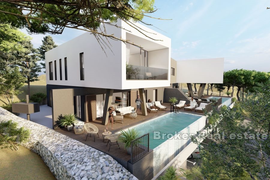 Semi-detached luxury villa with pool