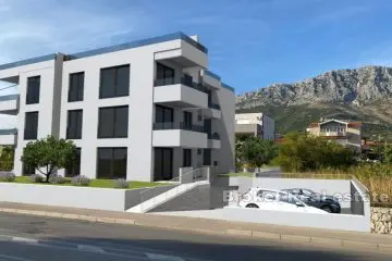 Newly built apartments near the sea