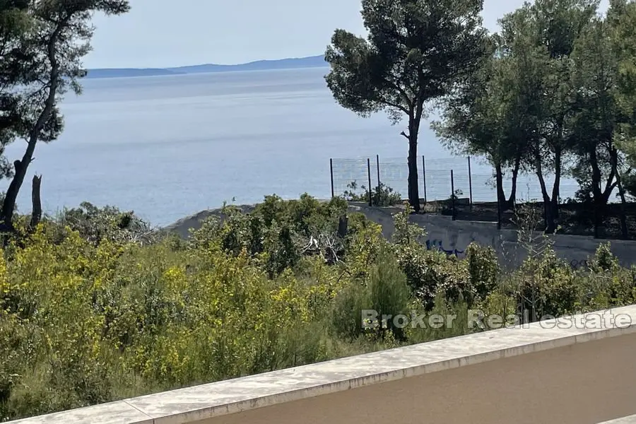 Strožanac, leilighet med basseng og havutsikt