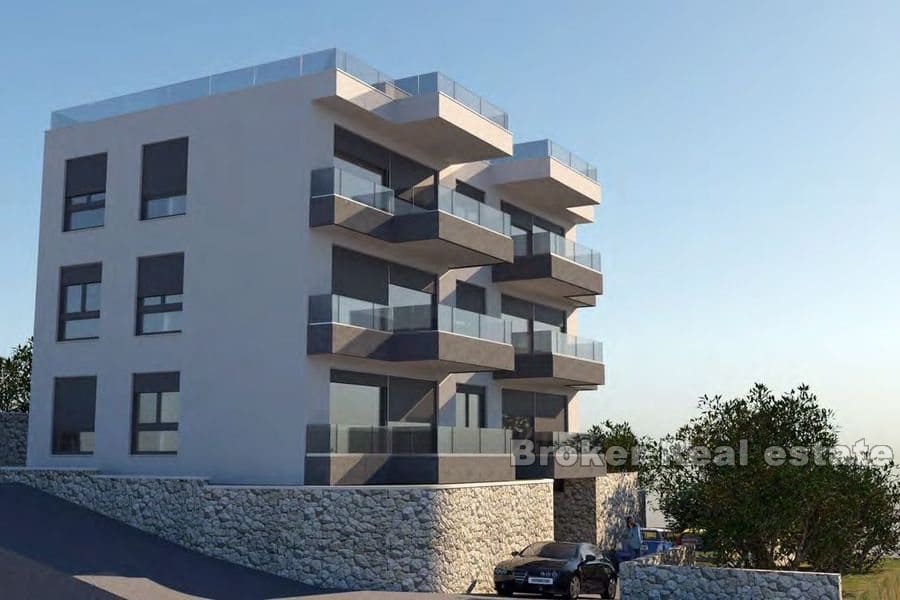 Two bedroom apartments with a sea view