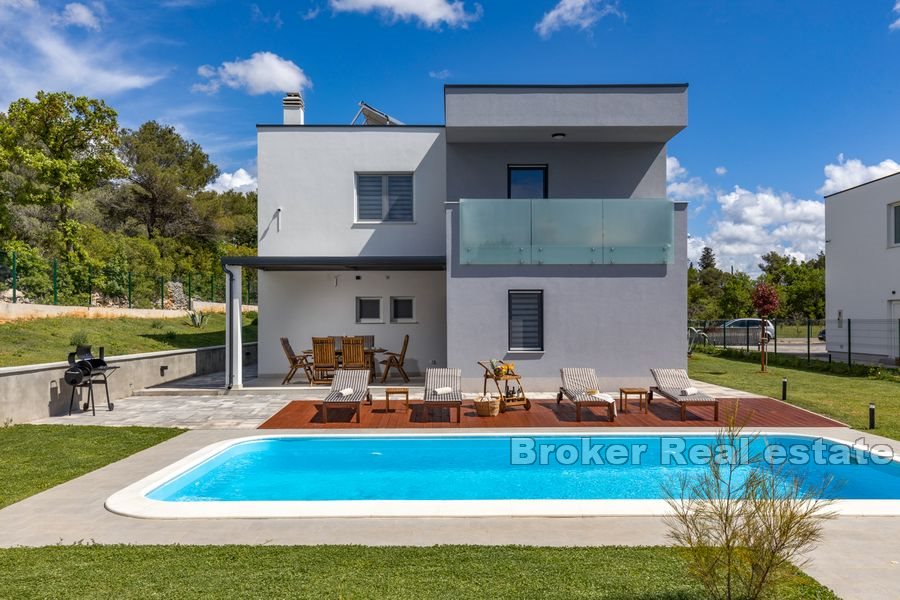 Modern house with pool