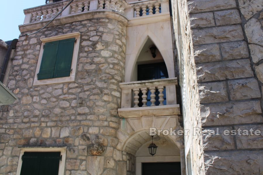 Stone house in the center