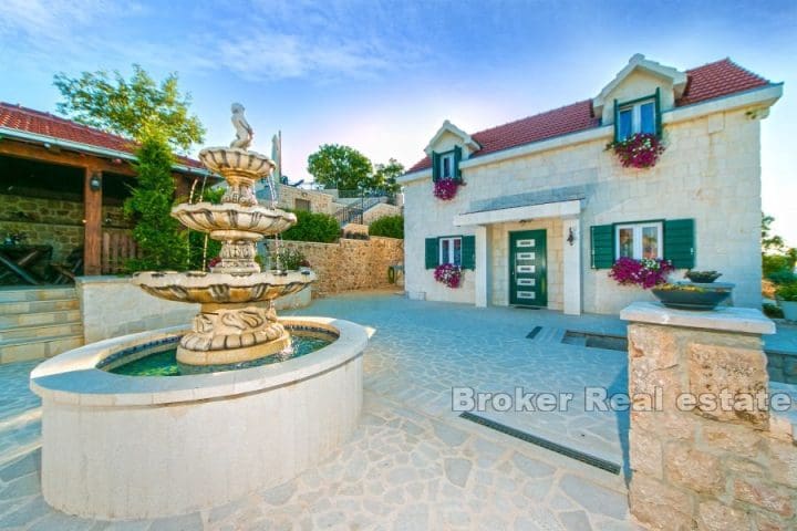 Stone house with swimming pool