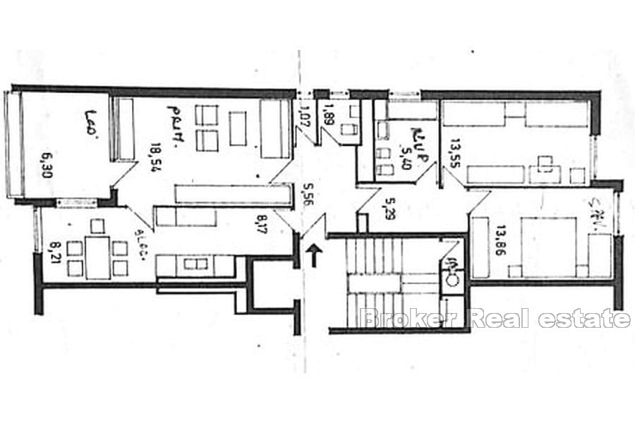 Sućidar, three-bedroom apartment