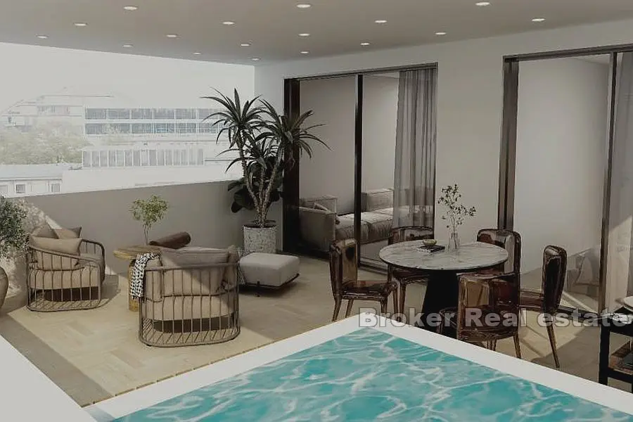 Žnjan - Luxusní apartmán s výhledem na moře