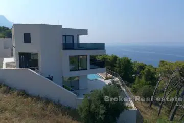 Luxury house with pool and sea view