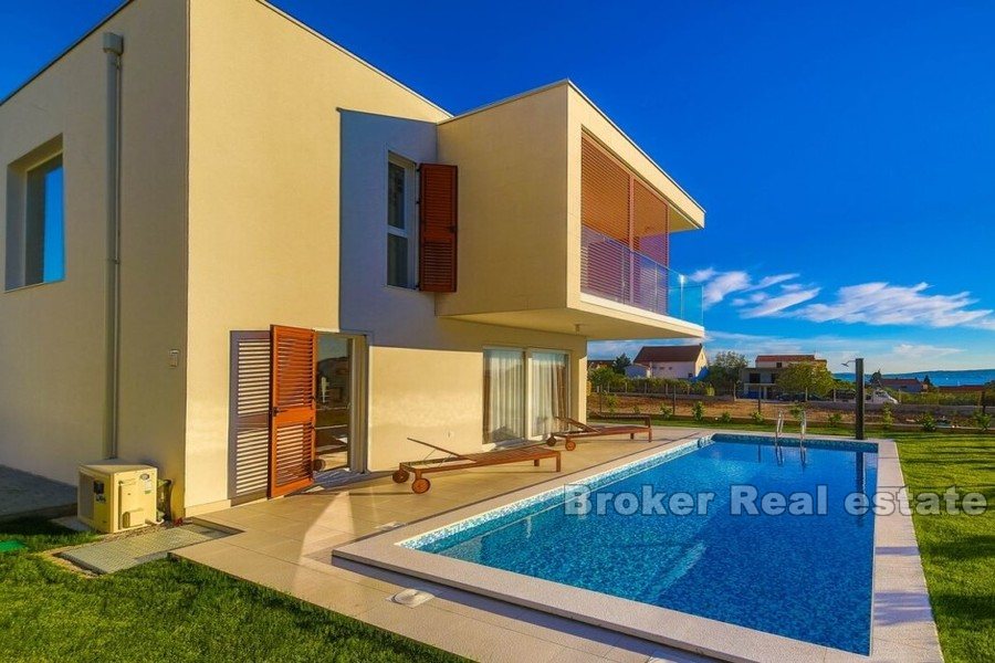 Modern villa with a pool