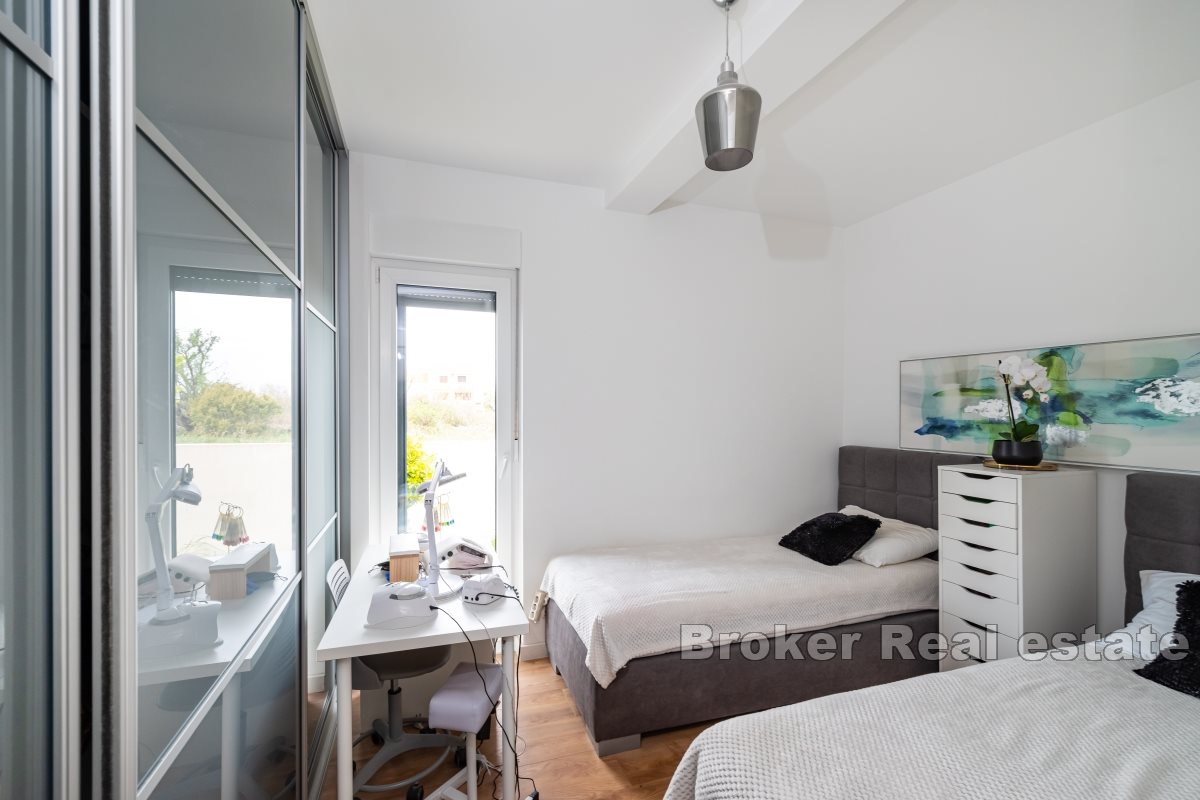 Two bedroom apartment in a new building with a garden