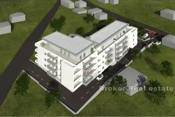 Apartments in a new building with sea view