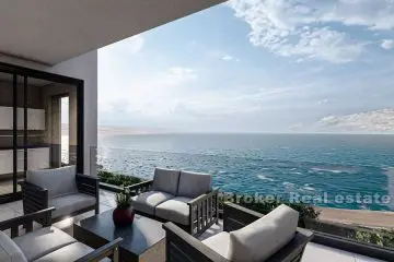 Modern apartments in the first row to the sea