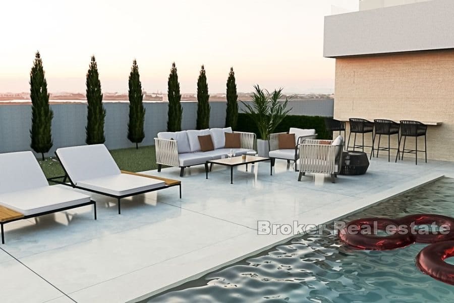 Modern villa med pool