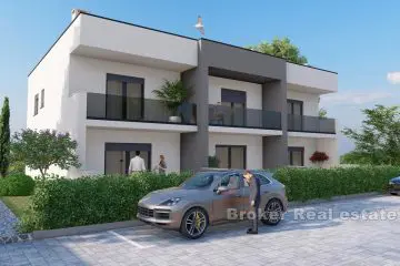 New duplex apartment in a new building