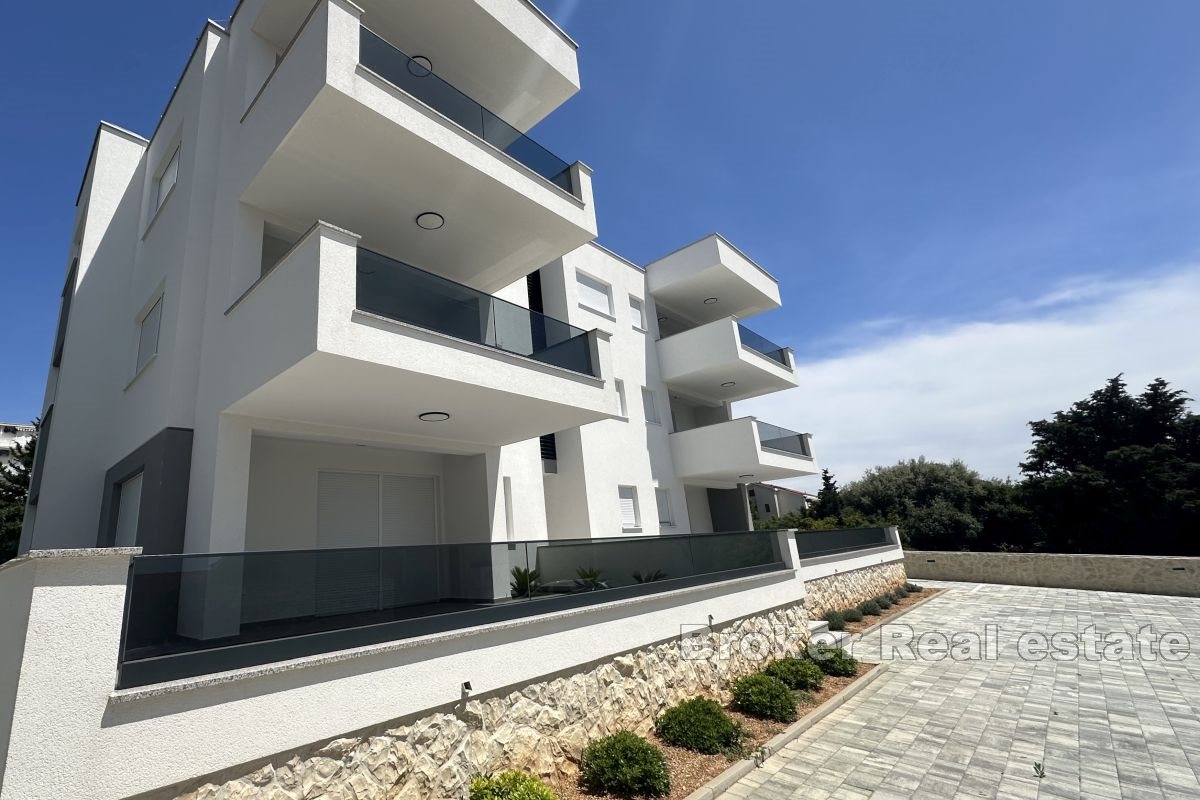 Modern new apartments near the sea