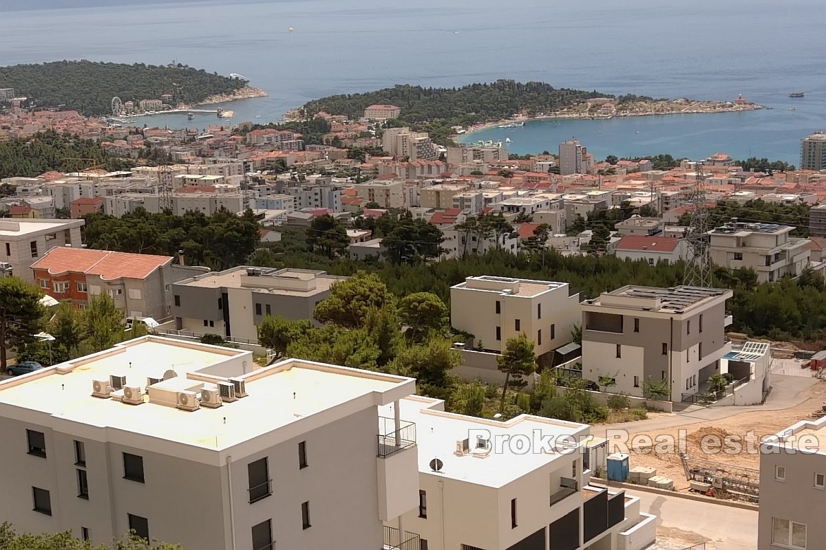 Appartamenti di nuova costruzione con una splendida vista e vicino al mare