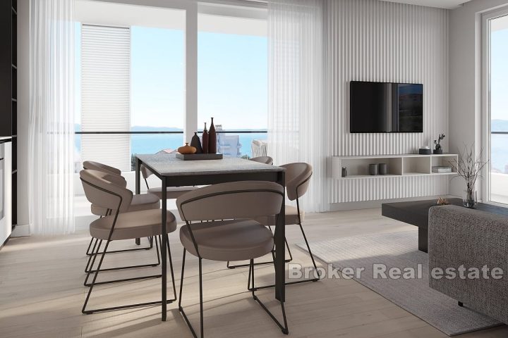 Newly built apartments with a beautiful view and close to the sea