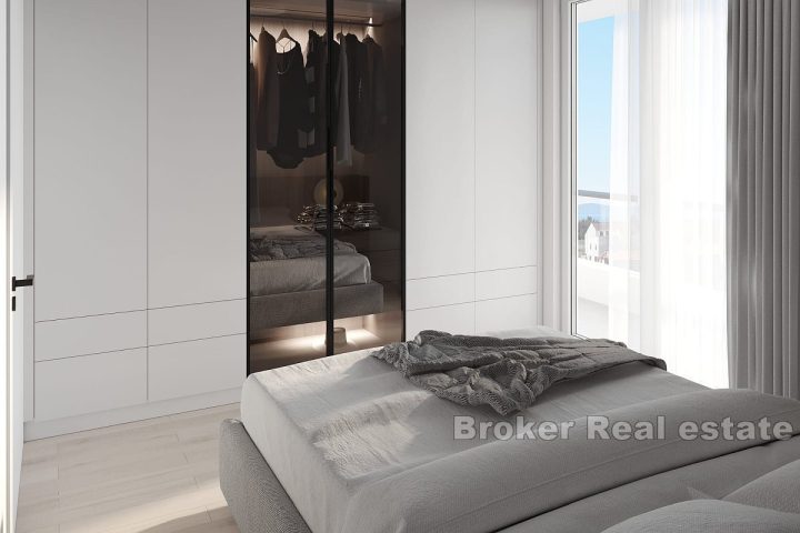 Newly built apartments with a beautiful view and close to the sea