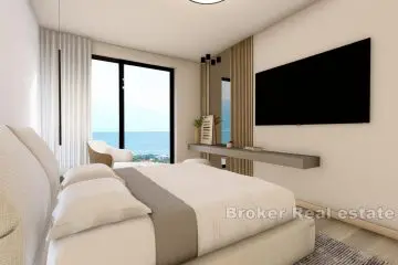 Appartements nouvellement construits avec une belle vue et proche de la mer