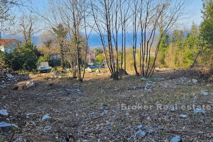 Lovran, building land with sea view