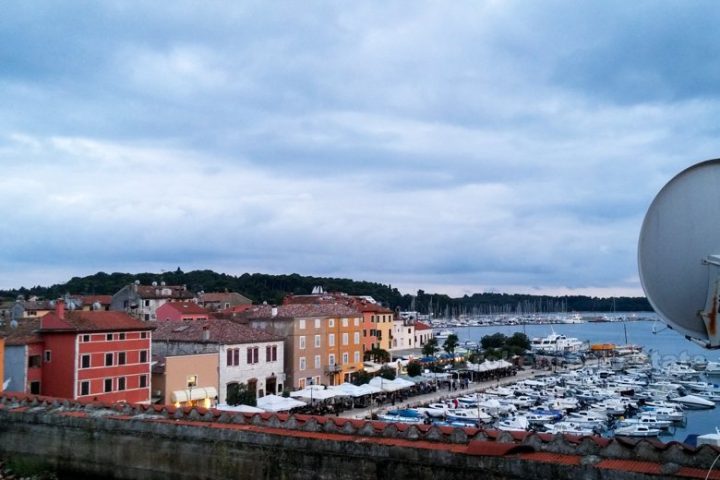 The house in the center, near the sea