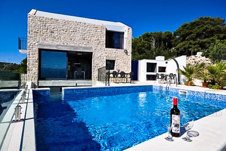 Krásná moderní vila s bazénem na pro