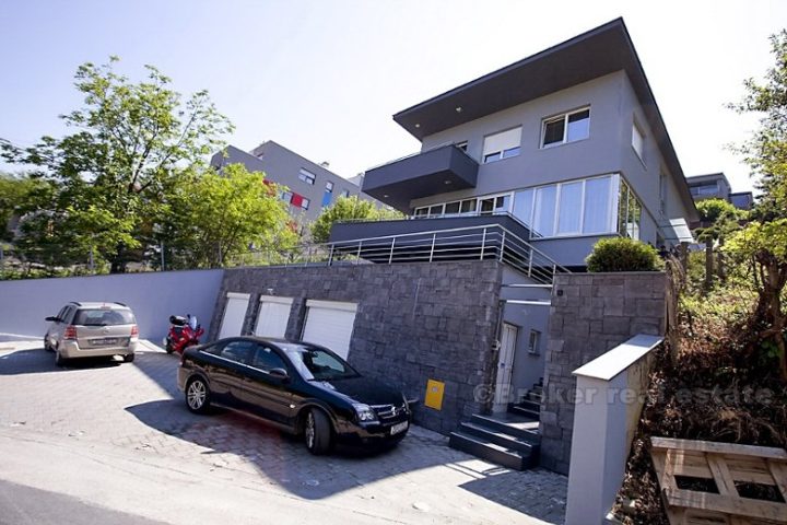 New villa surrounded by greenery