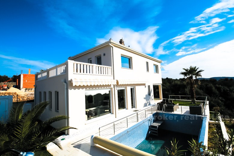 Neu gebaute Villa mit Schwimmbad