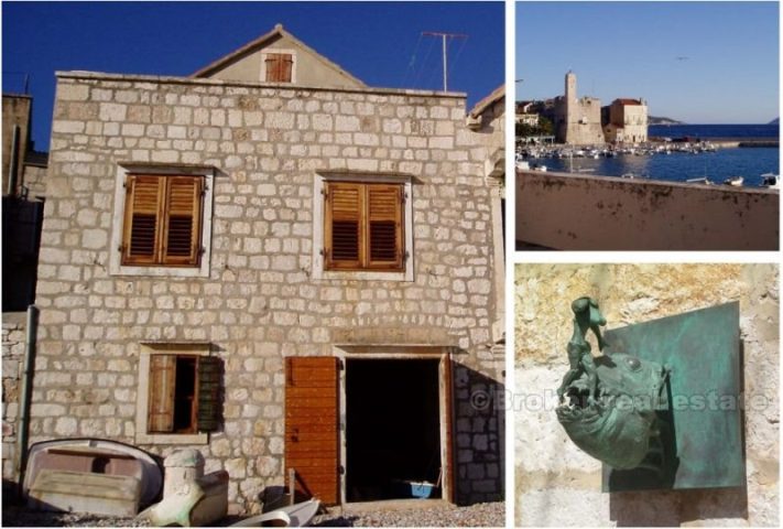 Semi-detached fishermen stone house