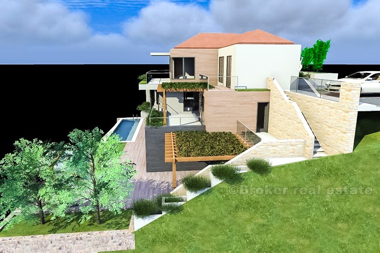 Attractive land plot with sea view, for sale