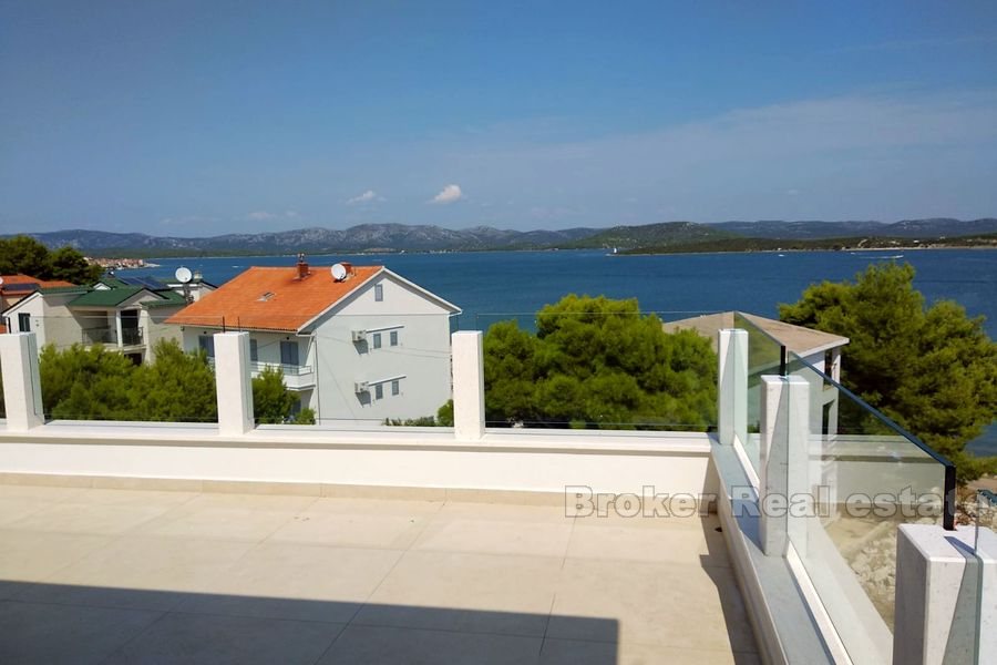 Newly built, semi-detached villa overlooking the sea
