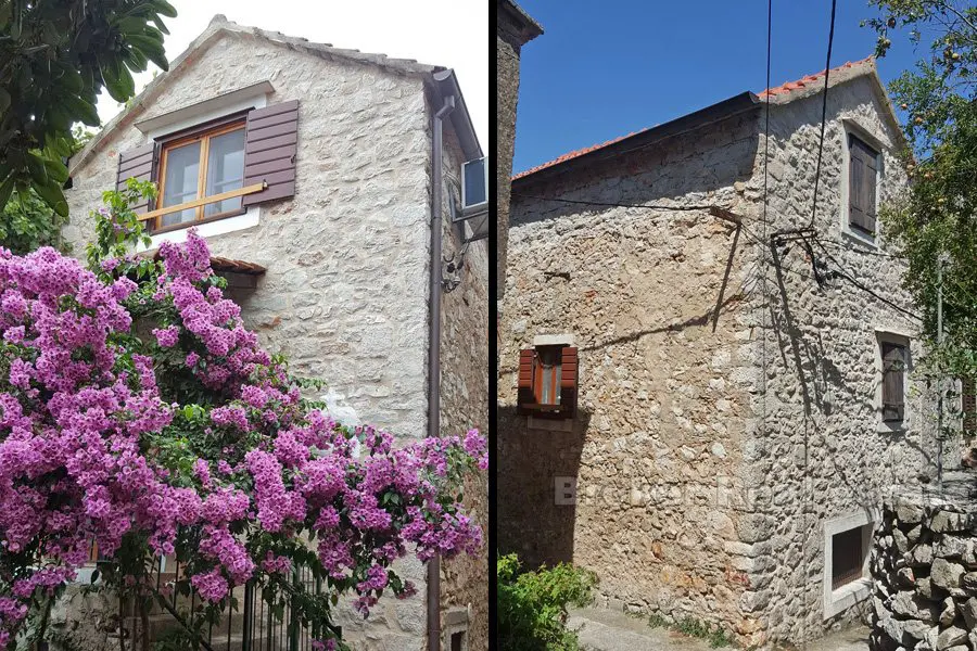 Krásný dalmatský kamenný dům