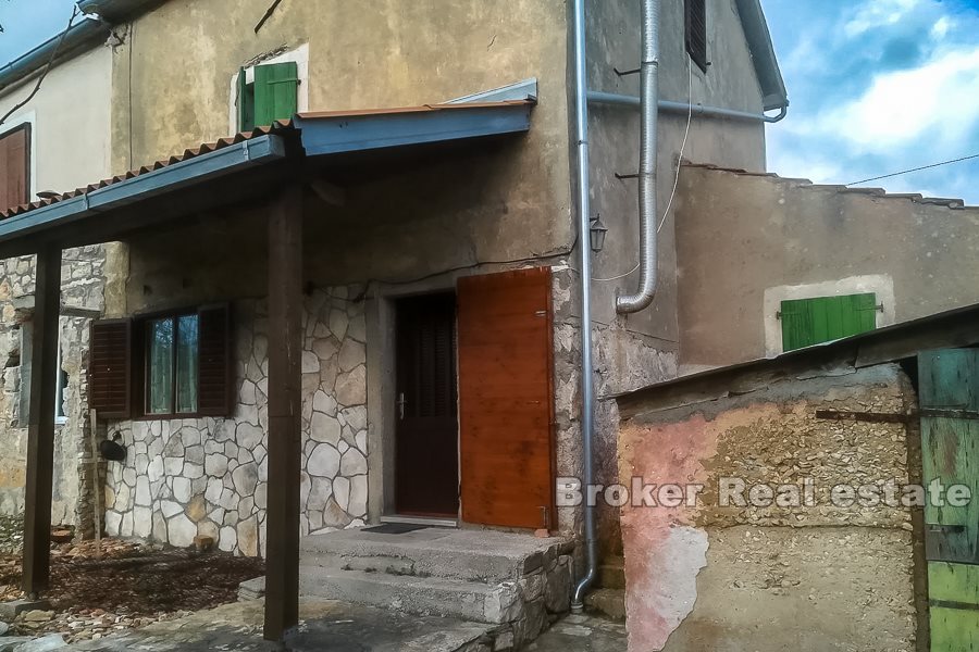Semi-detached house and agricultural land for sale