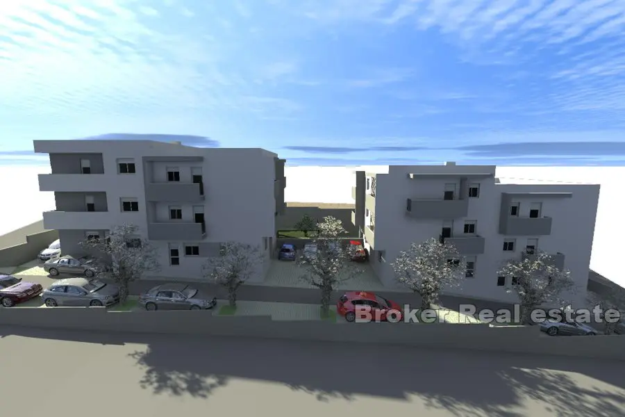 Neu gebaute Apartments mit drei Schlafzimmern