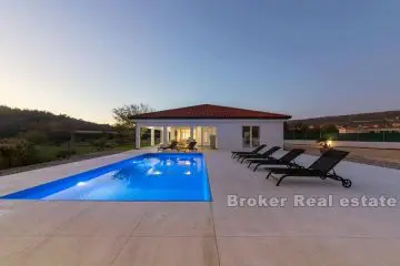 Modern house with pool