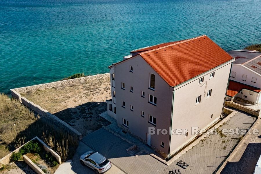 House in the first row to the sea
