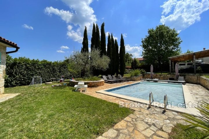 Stone house with pool